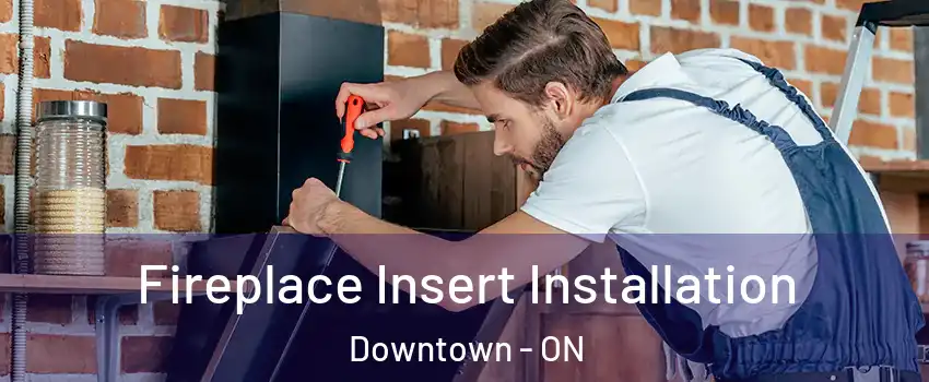  Fireplace Insert Installation Downtown - ON