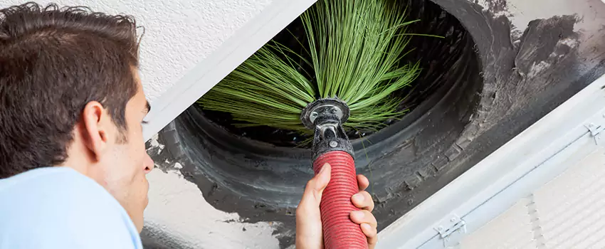 Clogged Air Duct Cleaning Process in Riverdale, ON