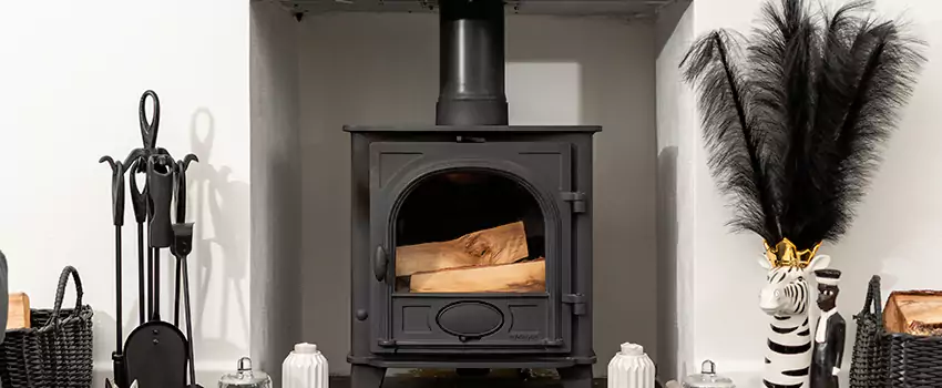 Thelin Hearth Products Providence Pellet Insert Fireplace Installation in Riverdale, ON