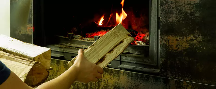 Wood Stove Heat Resistant Wall Repair in Riverdale, Ontario