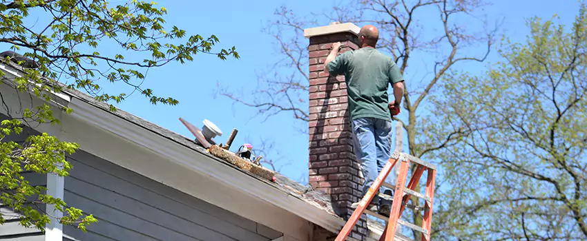 Chimney Crown Repair in Riverdale, Ontario
