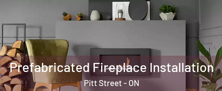  Prefabricated Fireplace Installation Pitt Street - ON